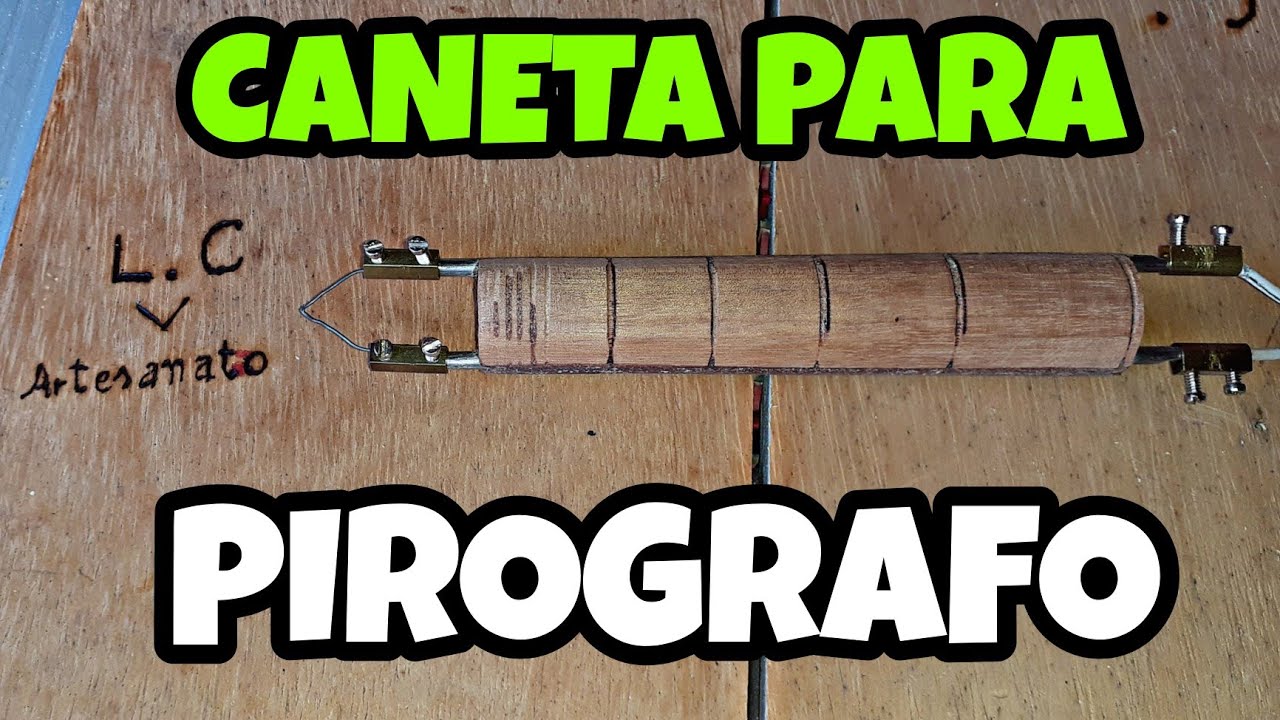 Como fazer uma caneta para  pirografo simples e rapido