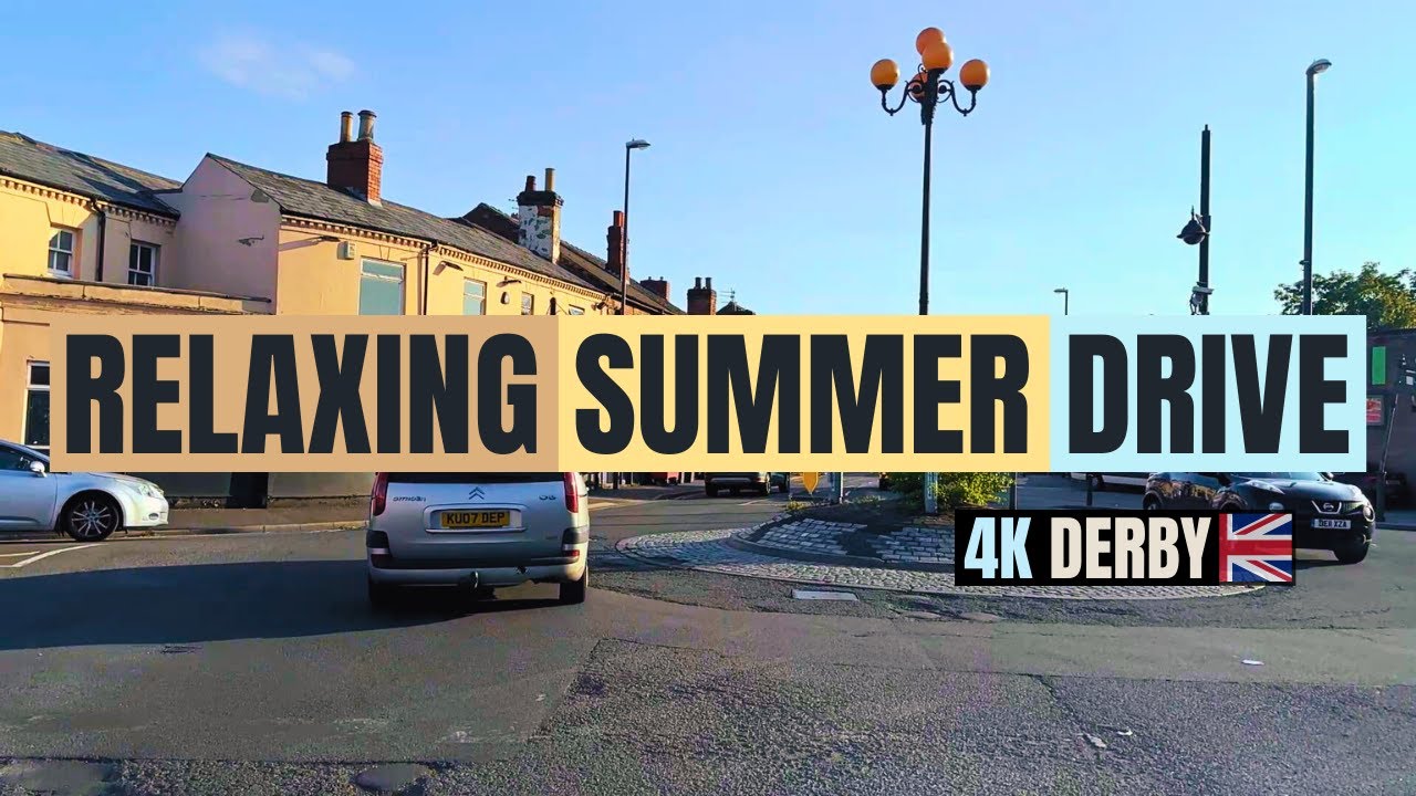 What It's Like To DRIVE Around DERBY | Real Time Drive In The UK | 4K