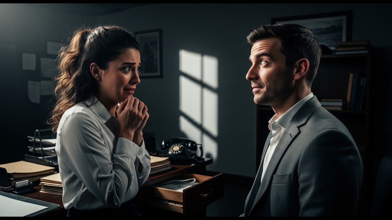 Visité a mi esposa en el trabajo y, mientras acomodaba su falda, ella preguntó: “Amor, ¡no mires!”