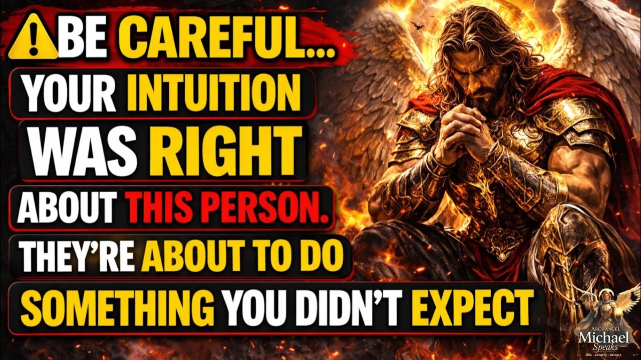 ⚠️ Be Careful… Your Intuition Was Right About This Person... #archangel #protection #godsays 