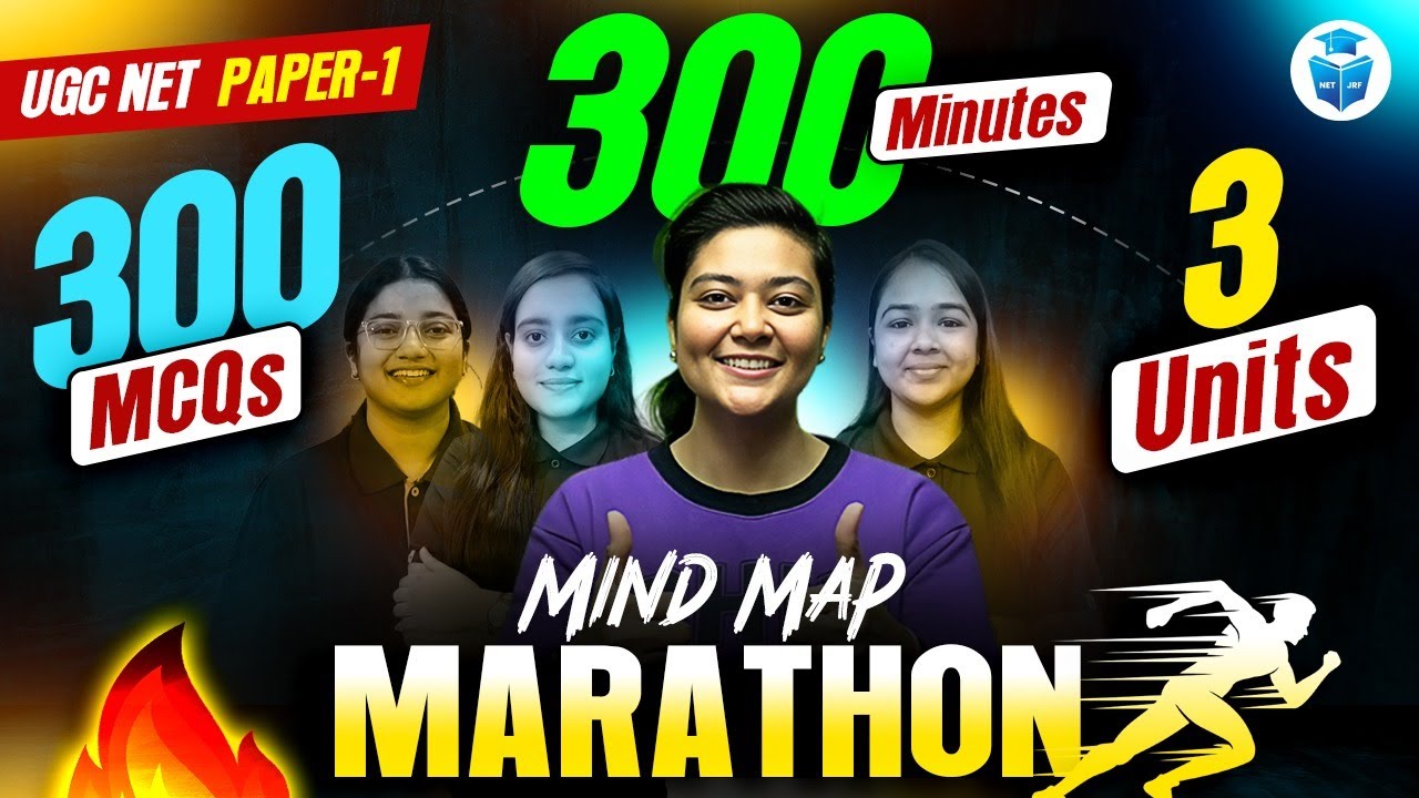 UGC NET Paper 1 Marathon Class | Paper 1 Top 300 MCQs Practice | 3 Units in 300 Minutes | JRFAdda