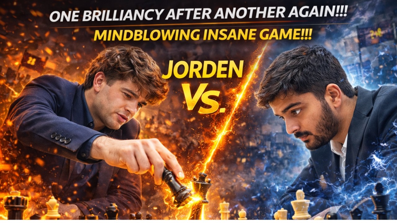 One Brilliancy After Another Again!!! Mindblowing Insane Game!!! Jorden Vs Gukesh!!!