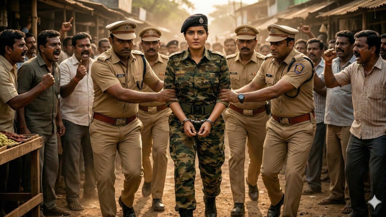 चार पुलिस वालों ने आर्मी ऑफिसर को गिरफ़्तार किया… फिर 1 मिनट में पूरा सिस्टम हिल गया!