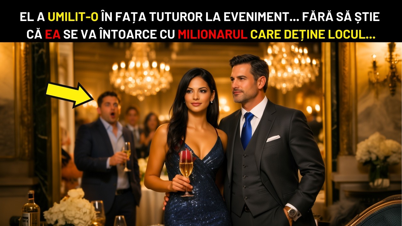 A UMILIT-O ÎN FAȚA TUTUROR LA EVENIMENT... FĂRĂ SĂ ȘTIE CĂ EA VA VENI CU MILIONARUL DONARUL