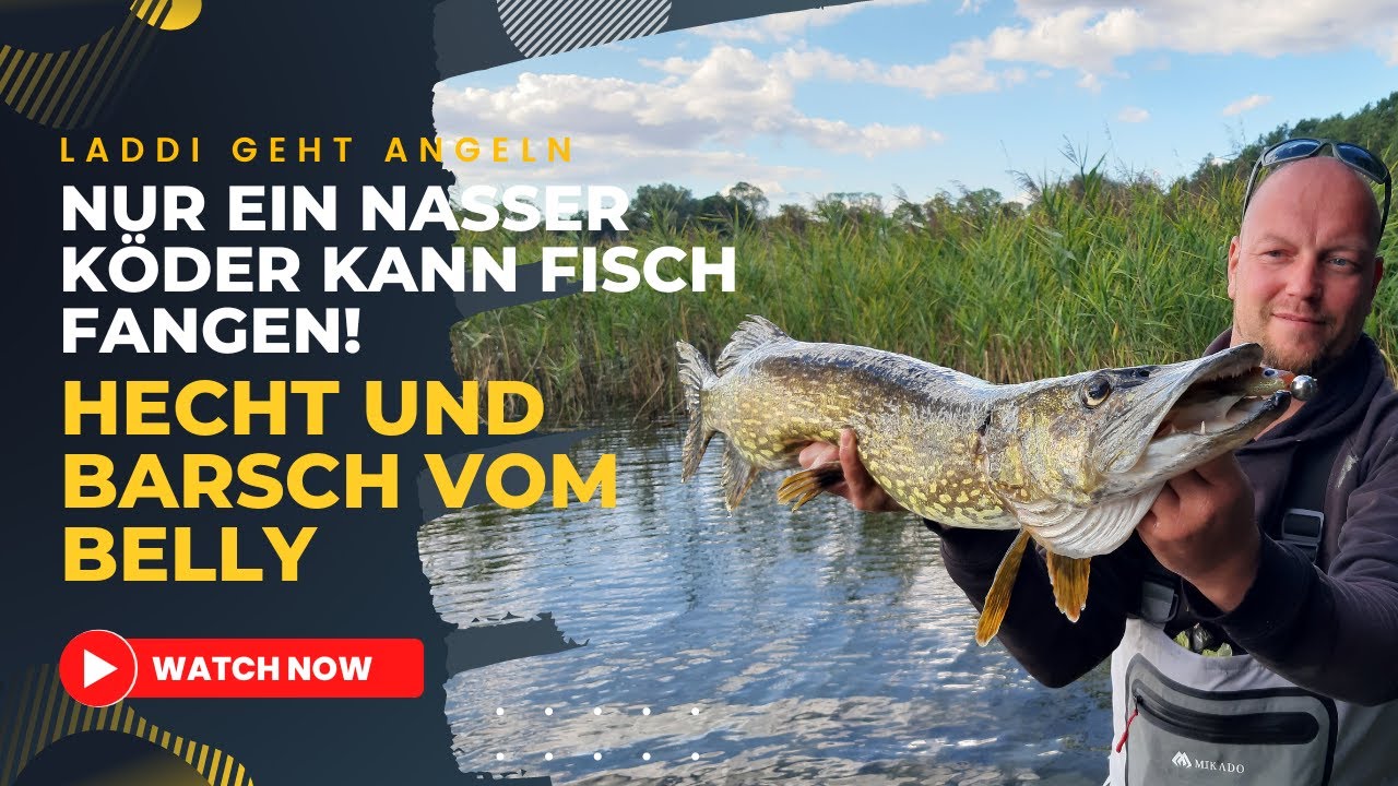Hecht und Barsch vom Belly Boot, mit einer guten Portion Spa&szlig; dabei! #bigfish #pike #bellyboat #fish