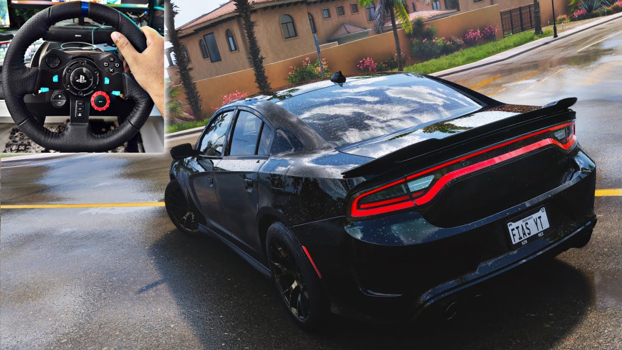 Dodge Charger SRT Hellcat 707HP Forza Horizon 5 Logitech G29 Gameplay