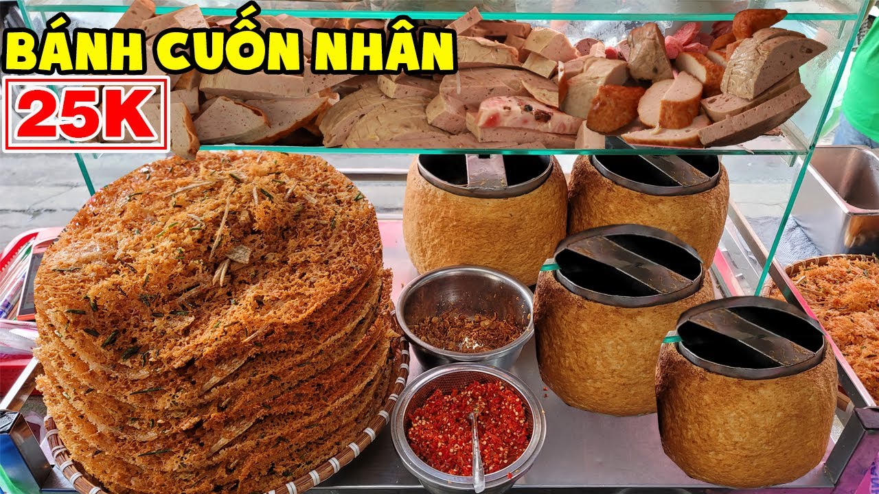 Bánh Cuốn Nhân 25K Xài Hai Máy Công Nghệ Cao Phục Vụ Khách Siêu Nhanh