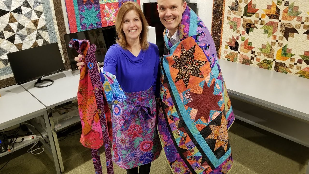 Simple Reversible Apron | Giving Away Kaffe Fassett Quilt!