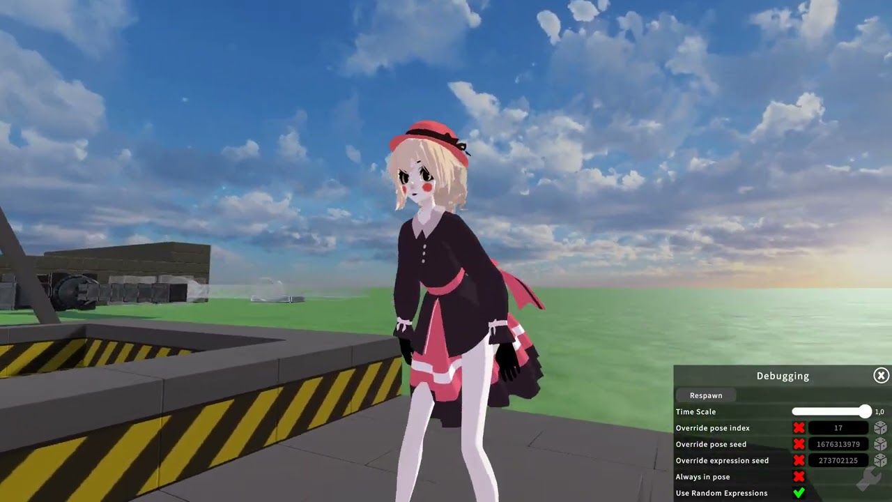 Flattened Girls Anime Girl 1 flattened (Malleable Girl Simulator 1.8.1)