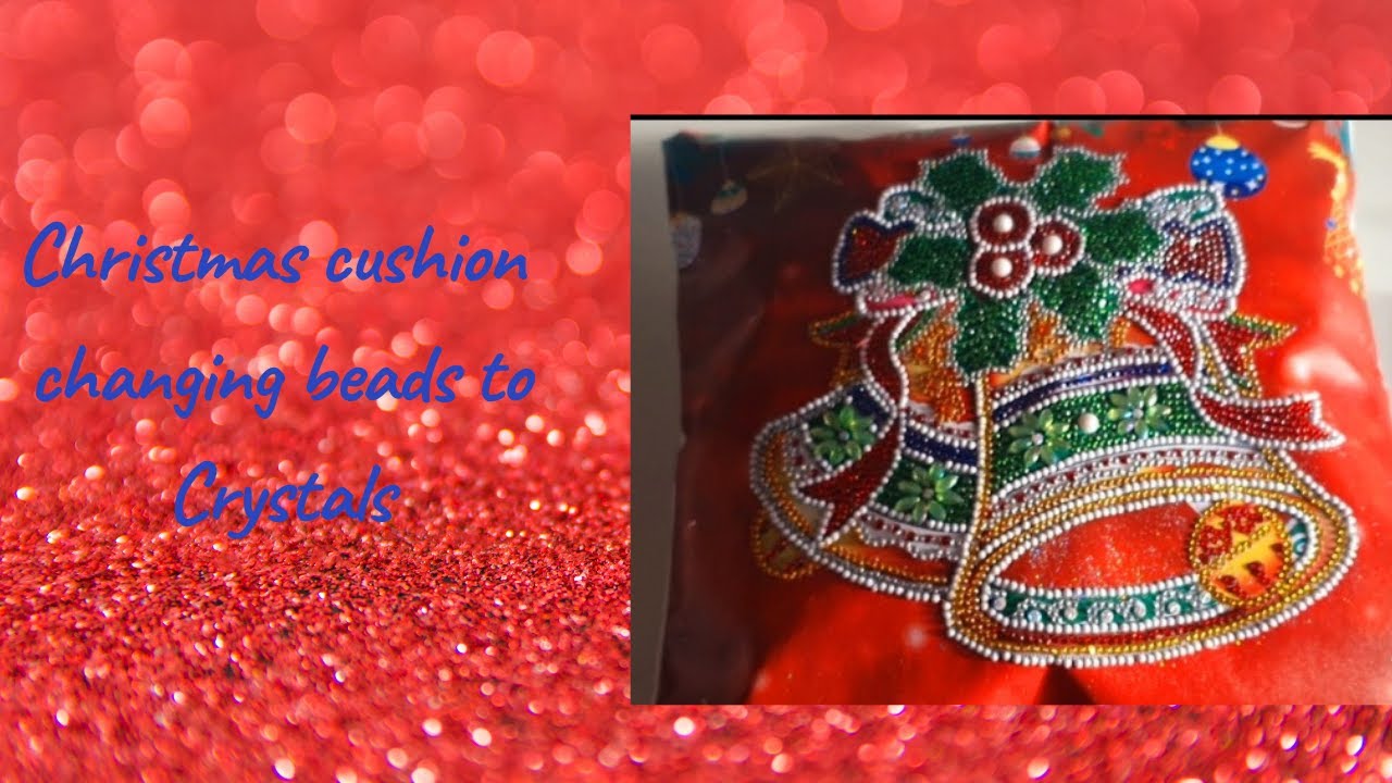 Christmas cushion changing normal drills for crystals