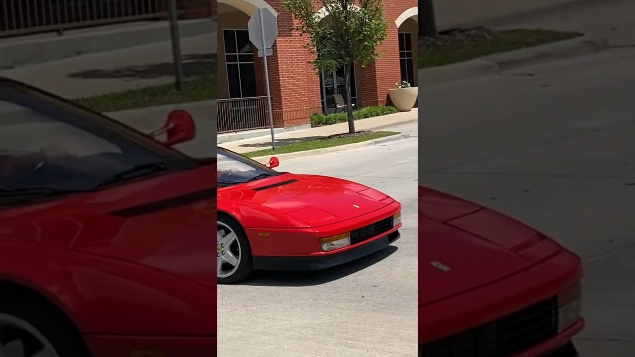 Classic Ferrari Testarossa sounds amazing!