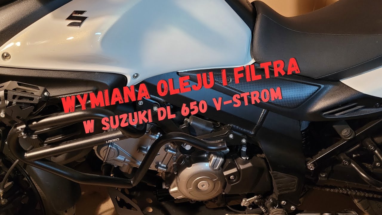 Wymiana oleju i filtra Suzuki DL 650 V-Strom