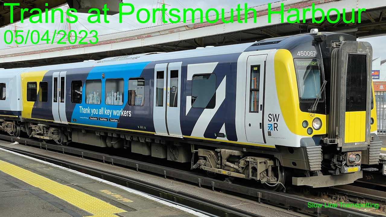 Trains at Portsmouth Harbour | 05/04/2023