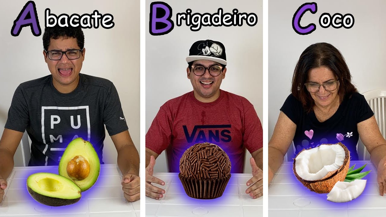 COMIDA COM LETRA 