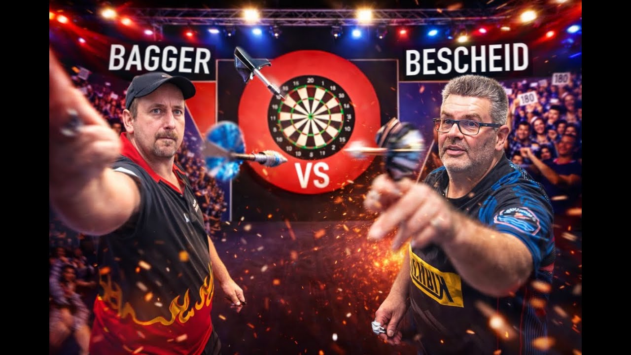 Darts  Einzel  Bagger vs Bescheid