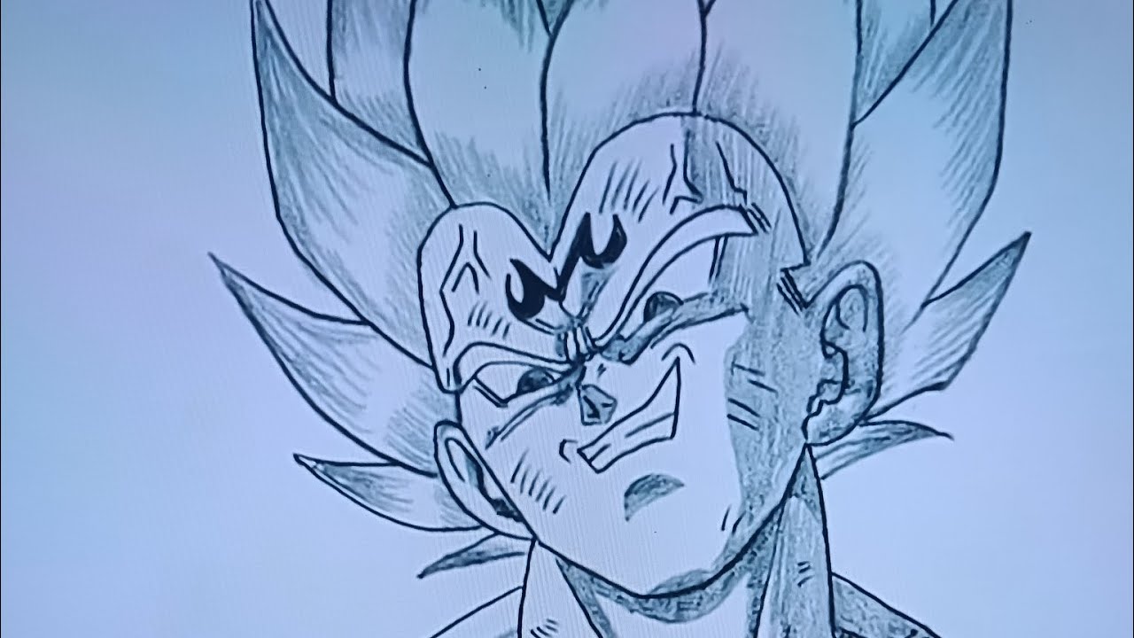 Drawing vegeta easy to draw and check description