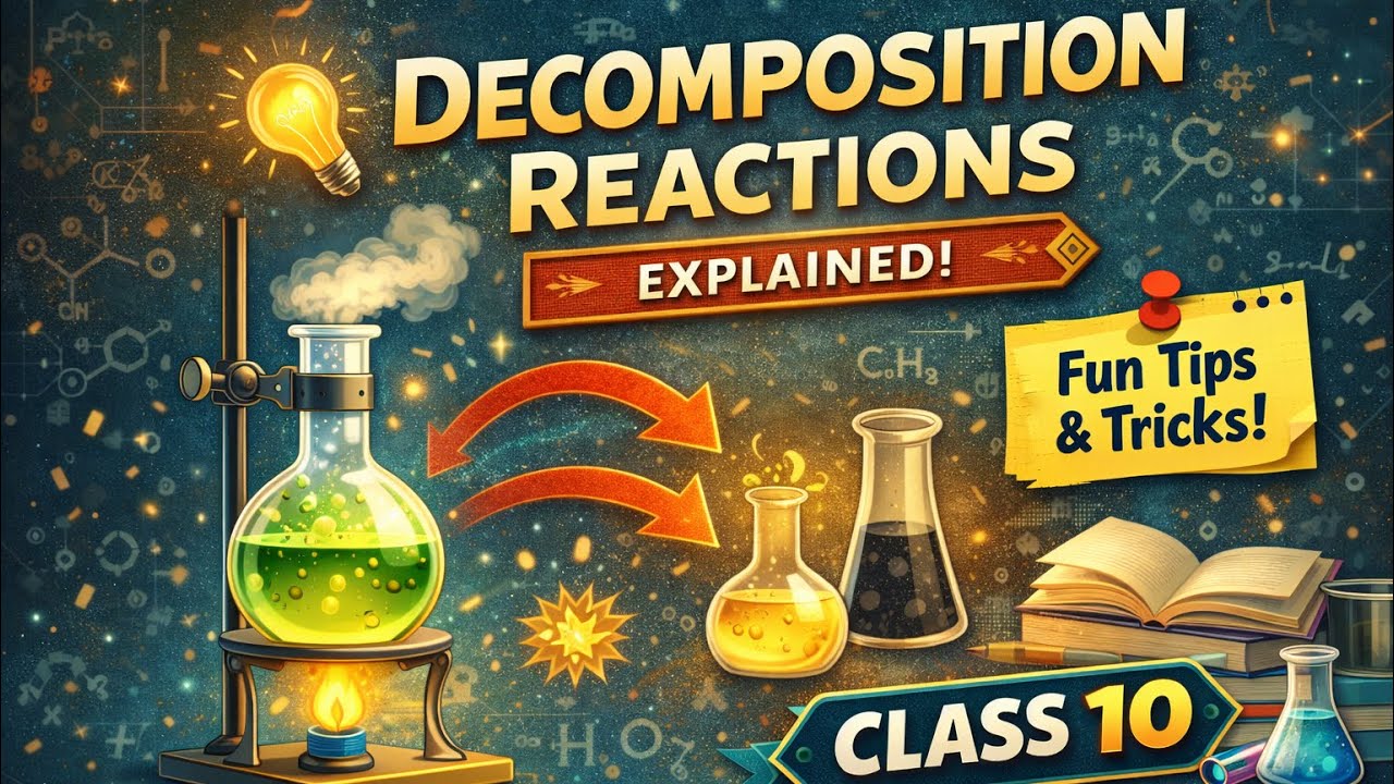 Decomposition Reaction | Chemical Reactions and Equations | Class 10 NCERT 