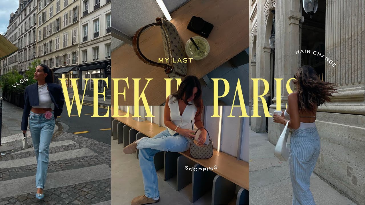 MA DERNIÈRE SEMAINE À PARIS | vlog, mes adresses préf, rendez-vous & copines...