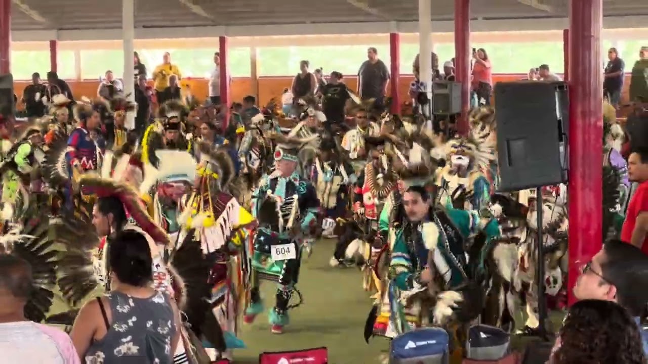 Grand Entry Sunday Onion Lake Pow wow July 16, 2023