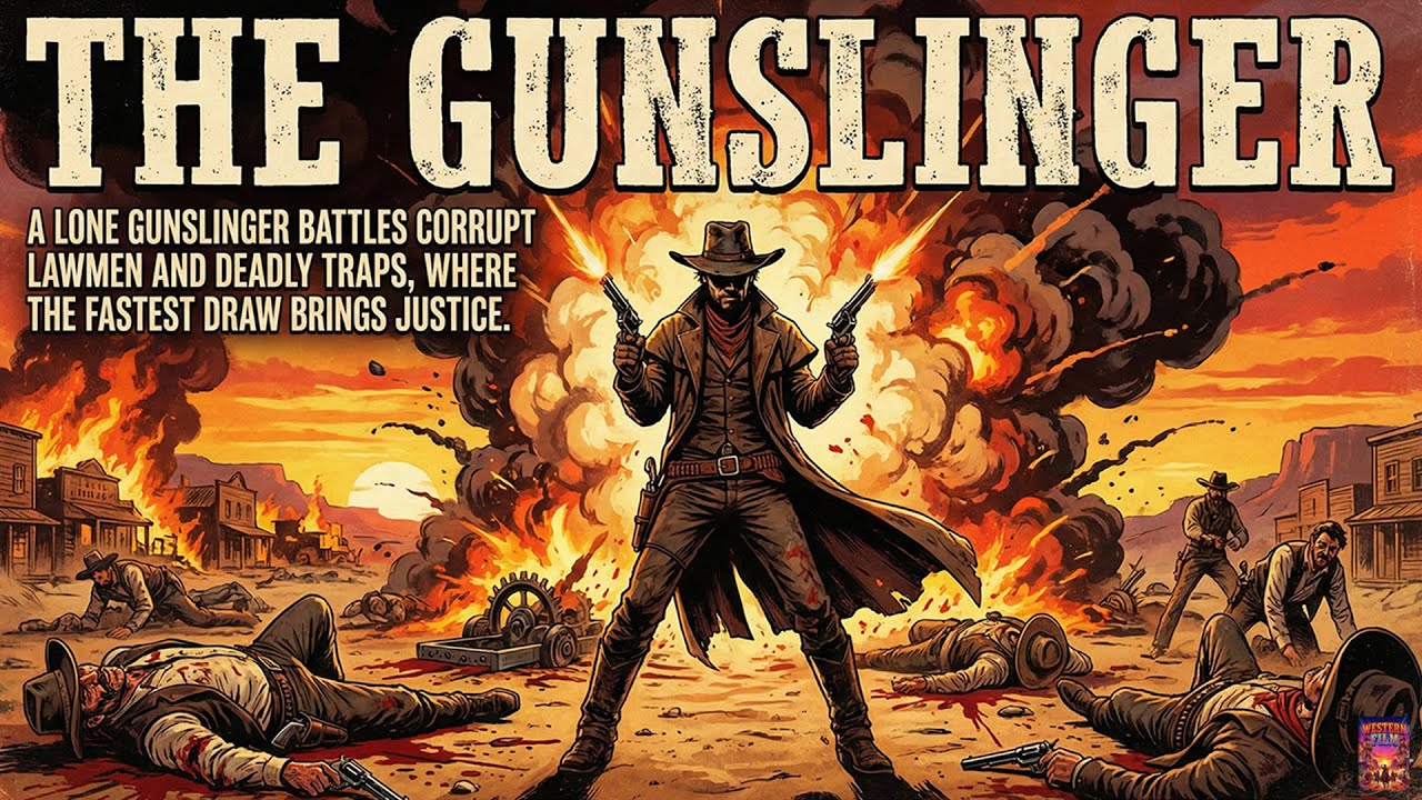A lone gunslinger battles corrupt lawmen and deadly traps, where the fastest draw brings justice
