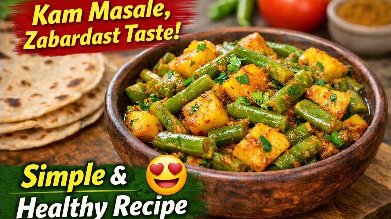 Sem Aloo Banane ka Asaan Tarika | Perfect Lunch Recipe
