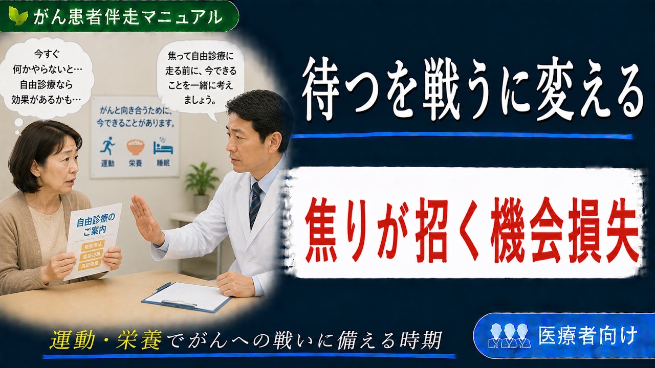 肺がん　「待つ」を「戦う」に変える