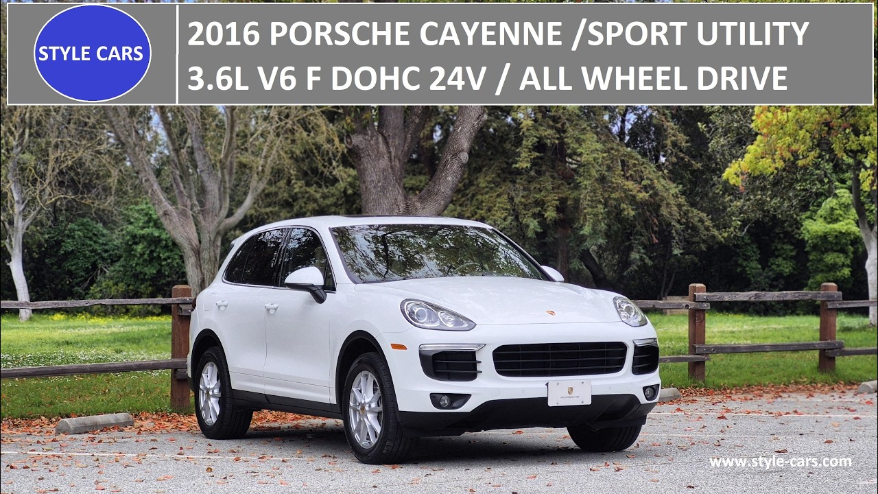 2016 PORSCHE CAYENNE Driving