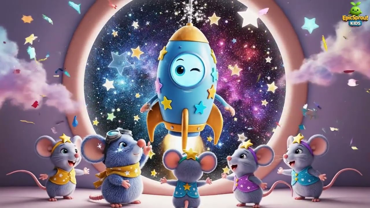 Dutch | De Muis Die Naar de Maan Ging | The Mouse Who Went to the Moon | kids song