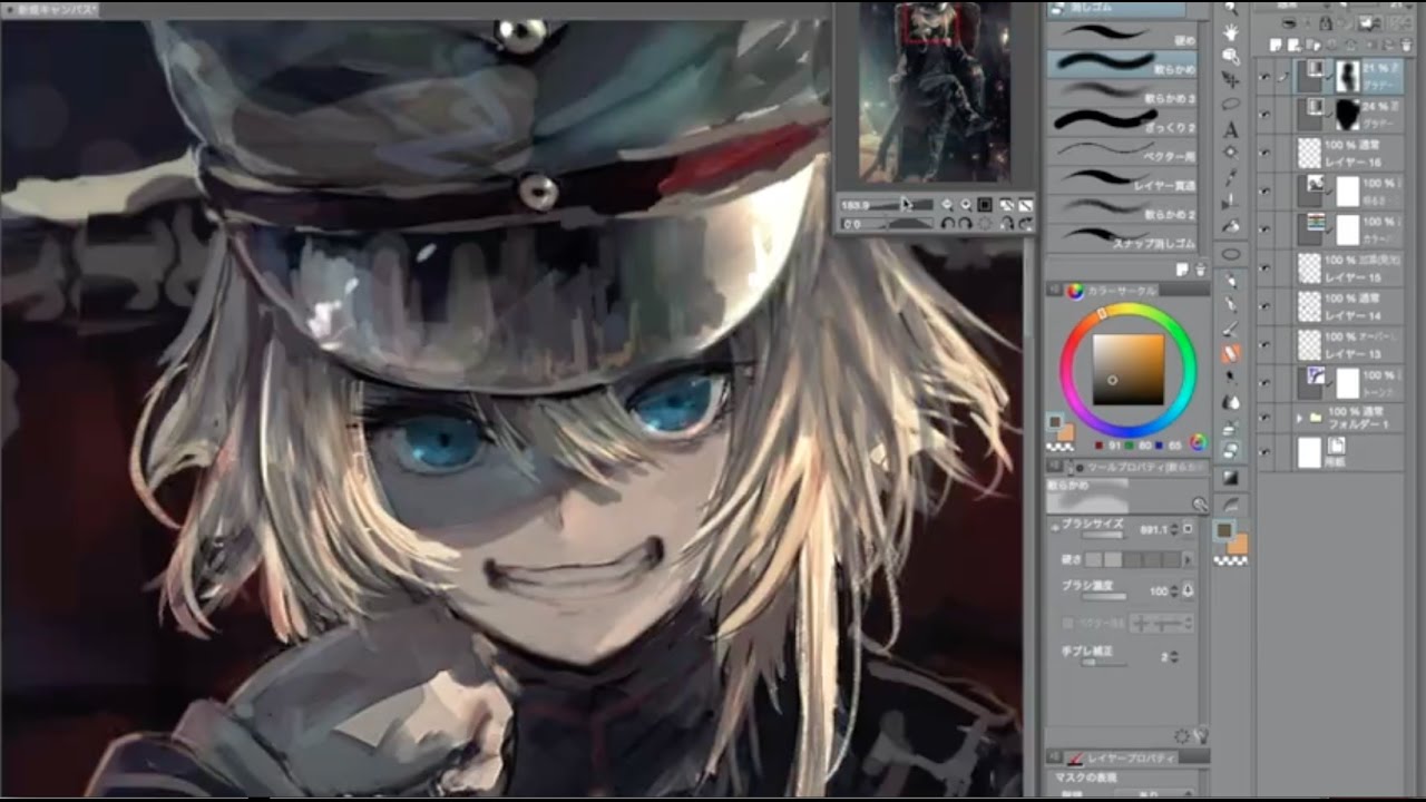【幼女戦記】　ターニャ・デグレチャフ　【描いてみた】