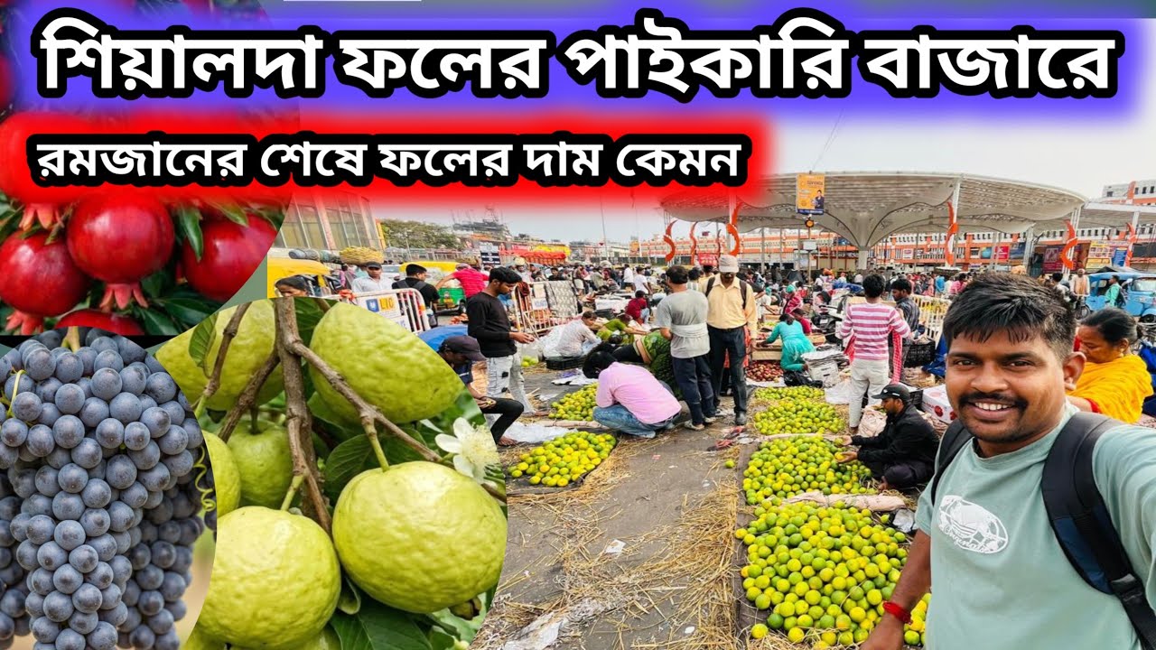 শিয়ালদা ফলের পাইকারি বাজারে রমজানের শেষের দিকে ফলের দাম কেমন || fruit market #fruit 