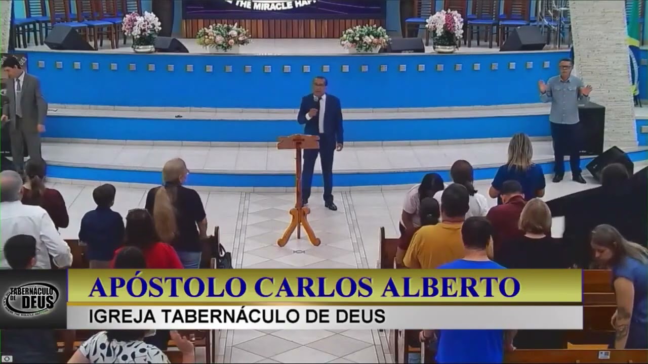 HAVERÁ ALEGRIA NOVAMENTE * APÓSTOLO CARLOS ALBERTO * TABERNÁCULO DE DEUS
