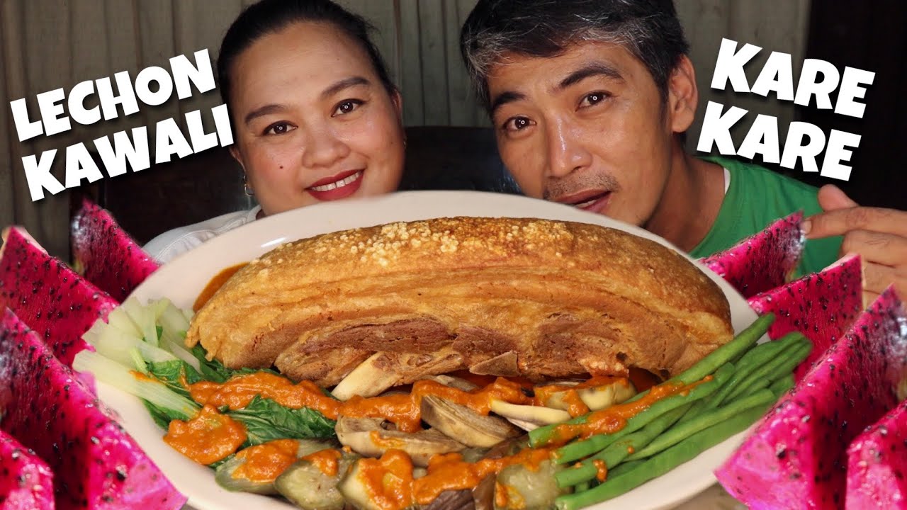 SUPER CRISPY LECHON KAWALI KARE-KARE! PINOY MUKBANG W/ JUST LAFAM!