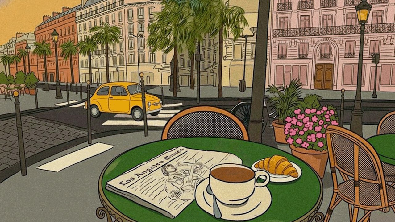 oldies jazz and street views from a café chair (old jazz playlist for unwinding & peaceful vibes)