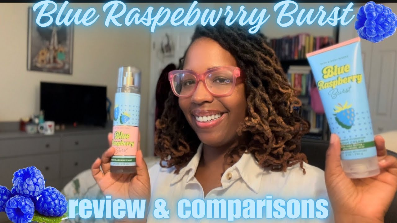 Bath and Body Works' new summer scent! Blue Raspberry Burst review & comparisons! #bathandbodyworks