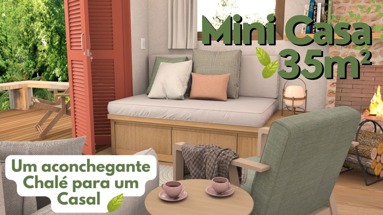 Mini Casa Tipo Chalé para um Casal