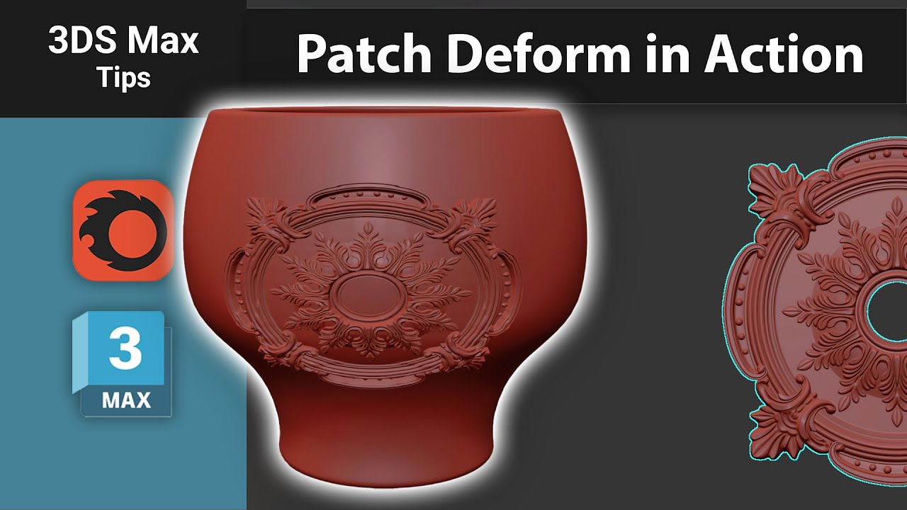 Perfectly Align Objects to Curved Surfaces with Patch Deform in 3ds Max