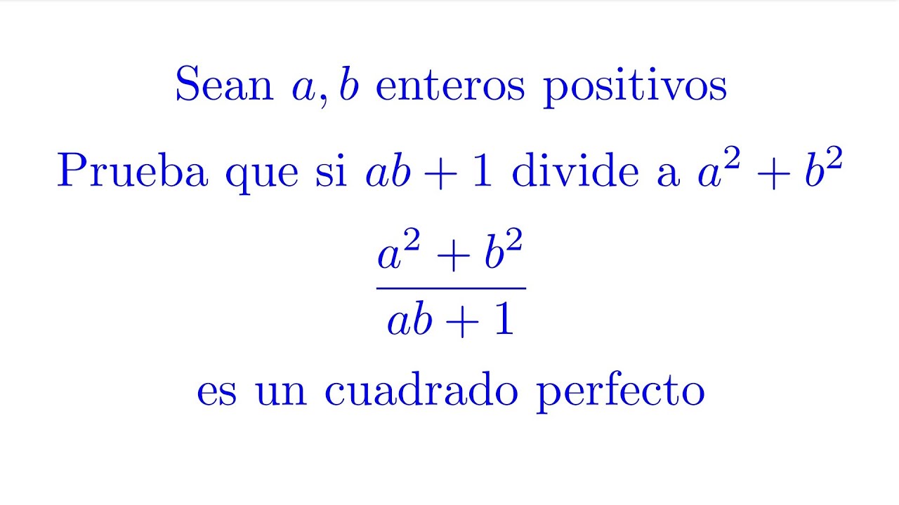 El famoso Problema 6 de la IMO de 1988 Olimpiadas de Matemáticas