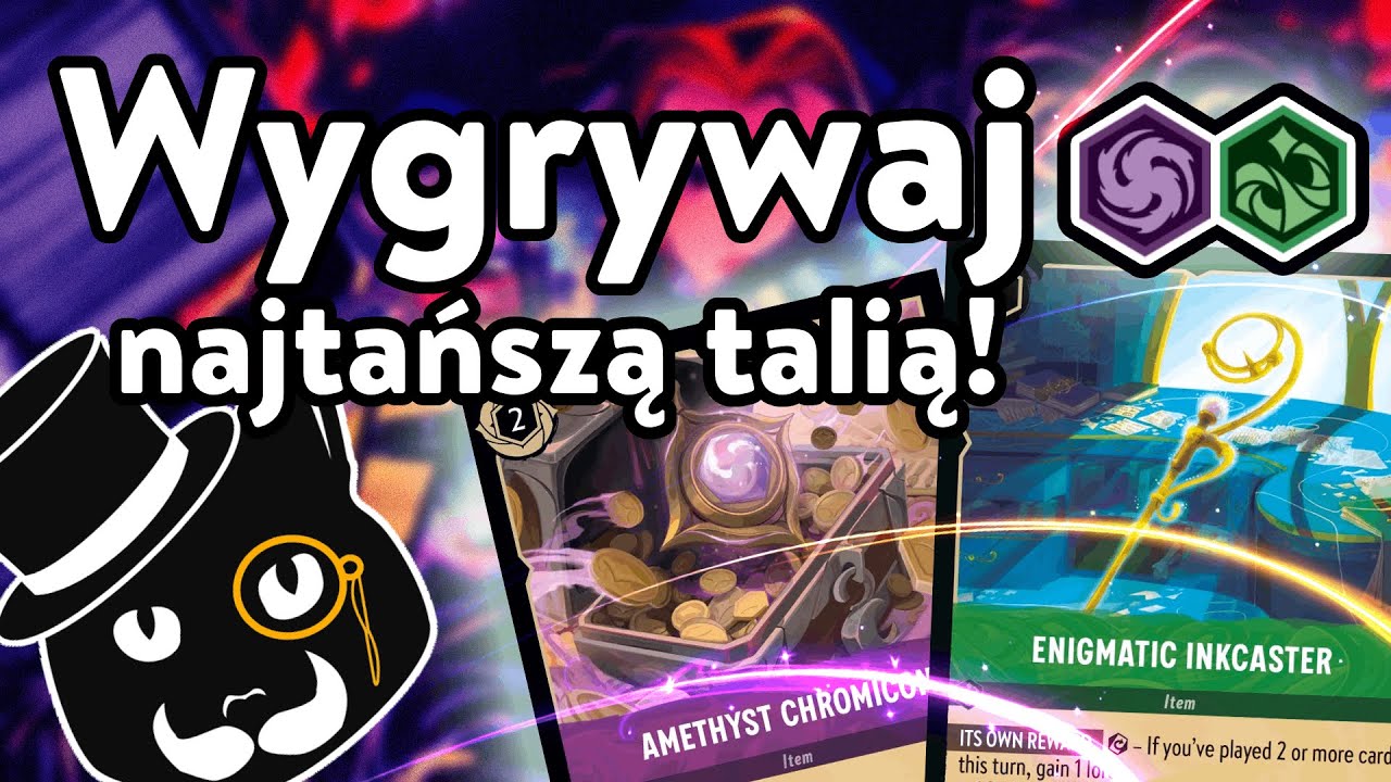 PRAWIE ZA DARMO, A DZIAŁA! Amethyst Emerald Deck Guide - Disney Lorcana