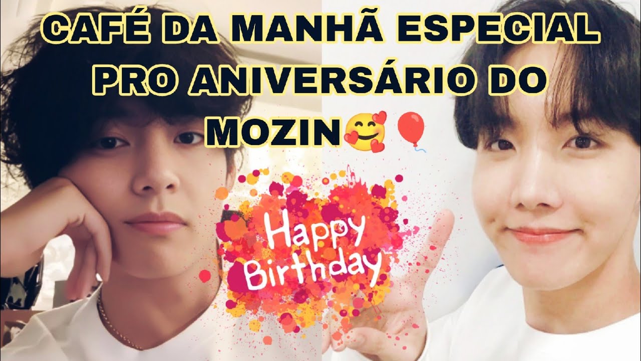 CAFÉ DA MANHÃ ESPECIAL DE ANIVERSÁRIO PRO TAEHYUNG 🎂🎈💟