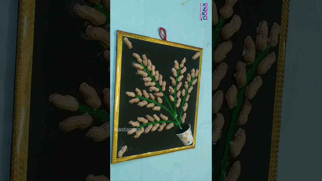 Peanut Shell Craft Ideas #diy #shorts #viral #youtubeshorts