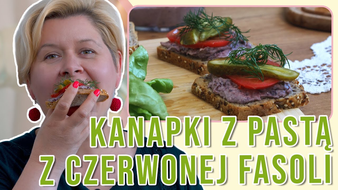 PASTA NA CHLEB LUB DIP Z CZERWONEJ FASOLI *PRZEPIS*
