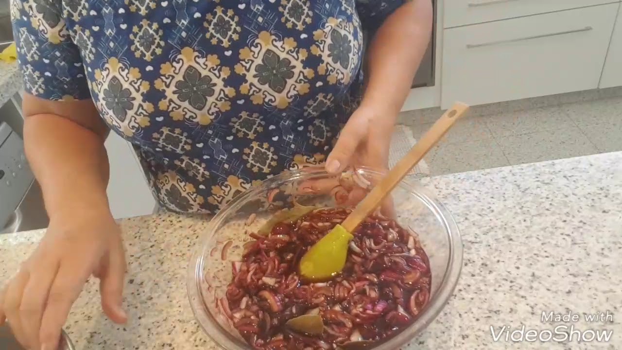 GELÉIA  DE CEBOLA ROXA COM PECTINA DE MAÇÃ.