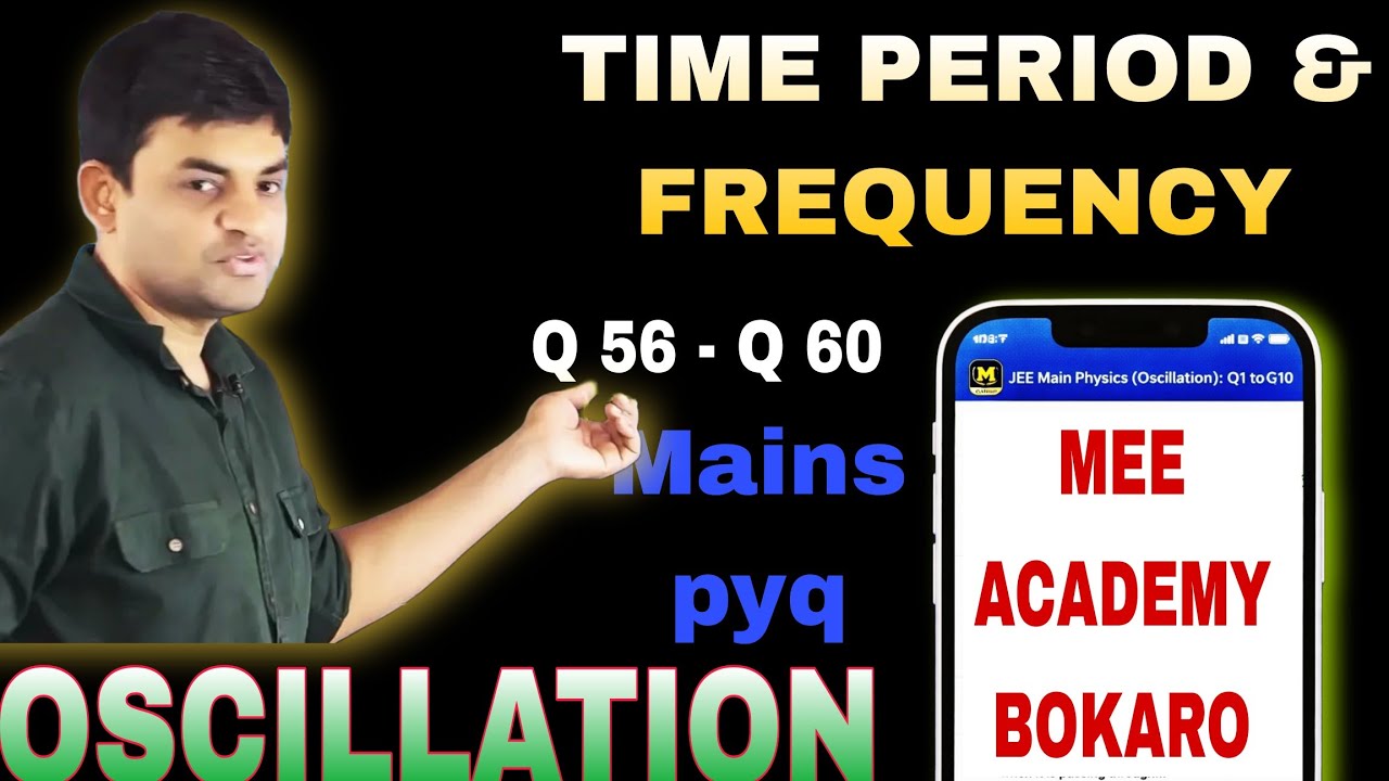 Oscillation PYQ (JEE Main) | Time Period & Frequency Complete Theory + Questions | Best Coaching