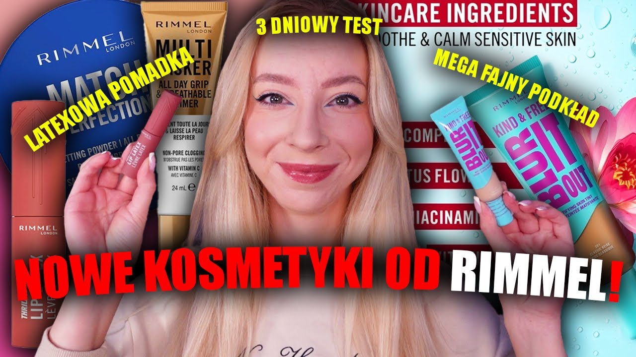 TESTUJĘ NOWE KOSMETYKI OD RIMMEL! | OBEJRZYJ ZANIM KUPISZ!