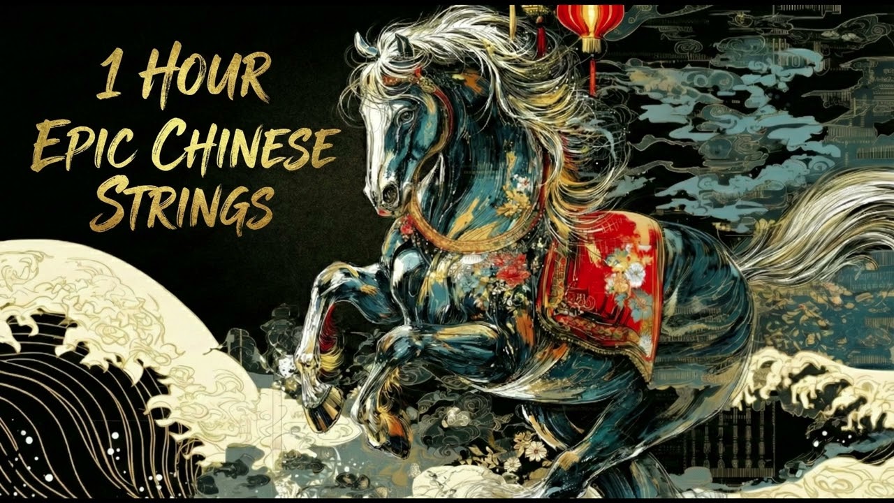 【萬馬撥弦-貳】 ★ 1 Hour Epic Chinese Instrumental ✦ Guzheng & Erhu Jianghu Music |  Focus Study