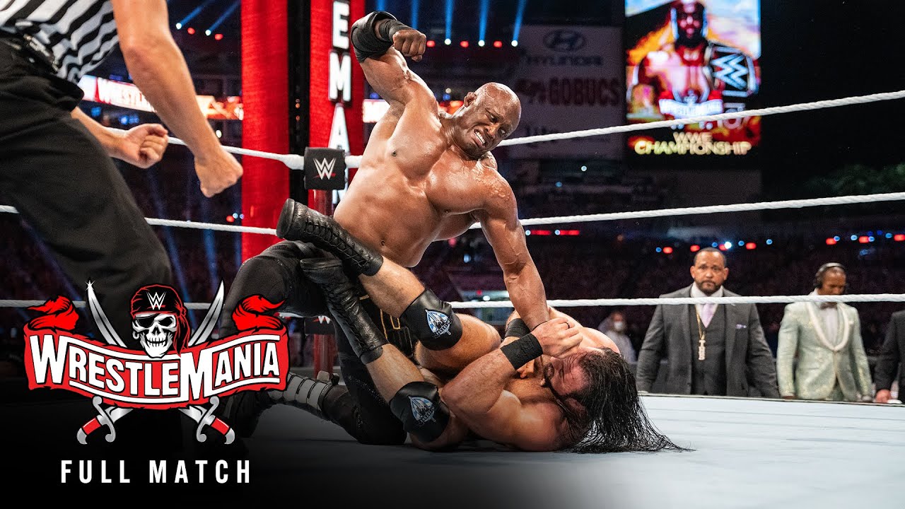ПОЛНЫЙ МАТЧ — Бобби Лэшли против Дрю Макинтайра — Матч за титул WWE: WrestleMania 37, вечер 1