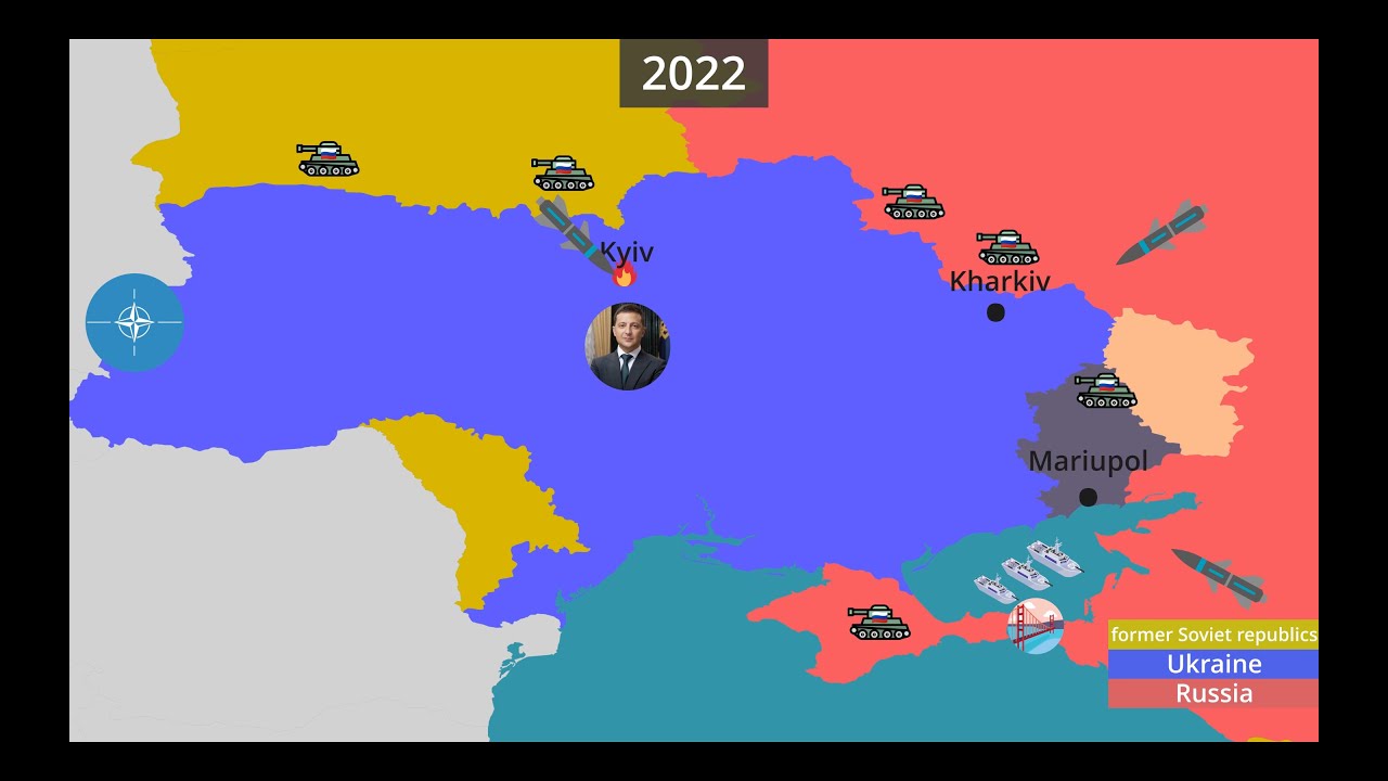 The Russian-Ukrainian War: A Map Chronicle (1991–2025)