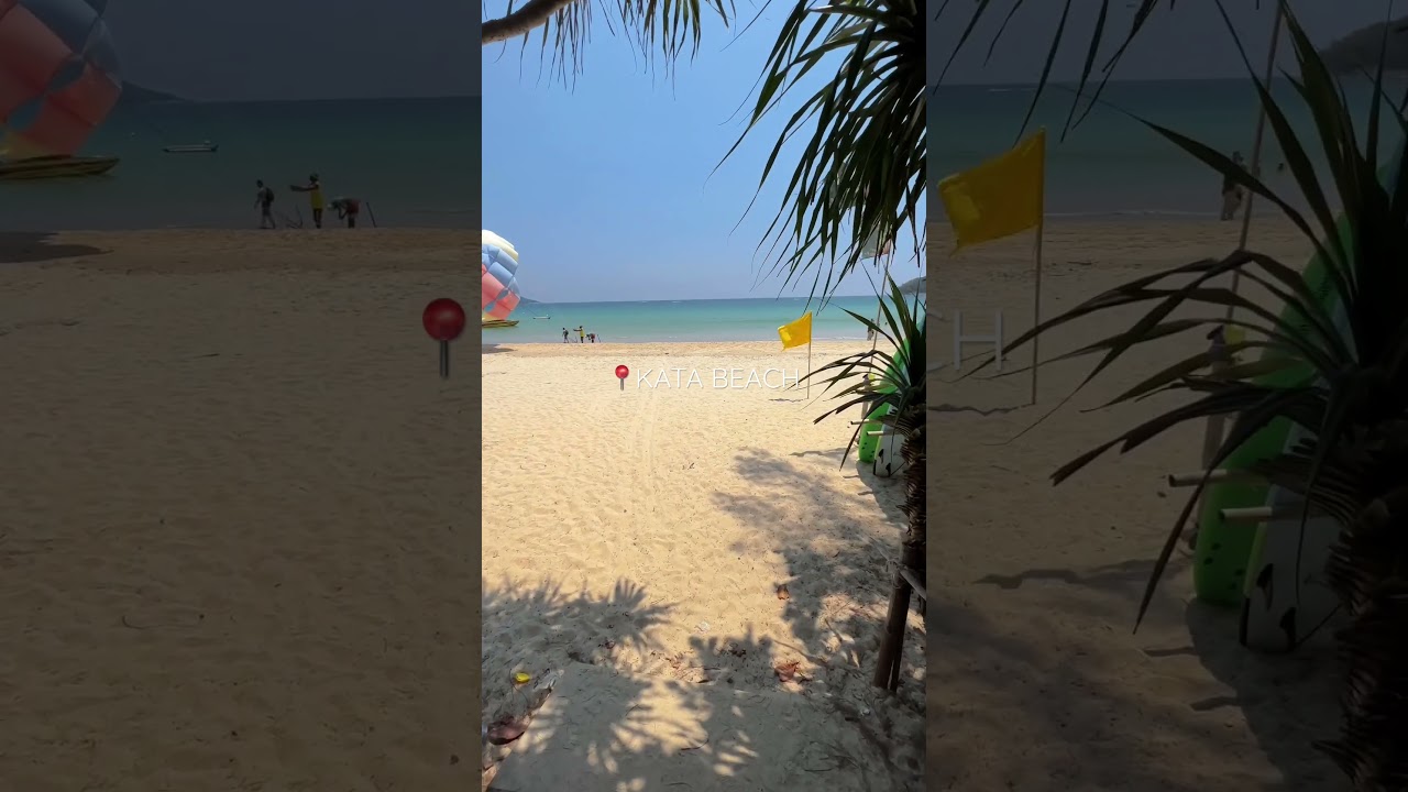 Today at Kata Beach, Phuket 🏝️ #travel #travelvlog #thailand #phuket #katabeach #youtube