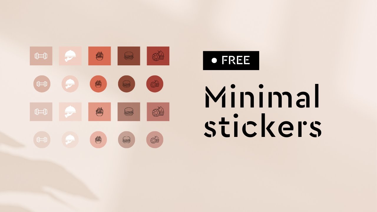 Create Minimal Digital Stickers in Canva for FREE