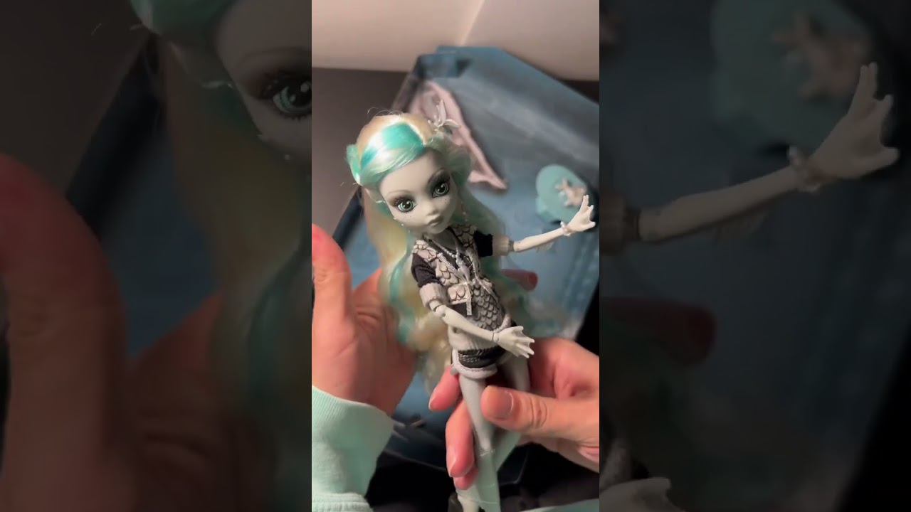 Unboxing reel drama Lagoona #monsterhigh #lagoonablue #mattel